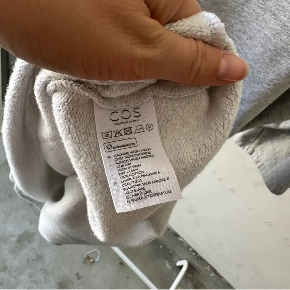 COS Heather Gray Sweatshirt Dress - Picture 5 of 7